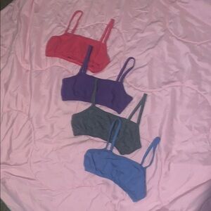 Girls Intimates Set - Red, Purple, Gray, Blue